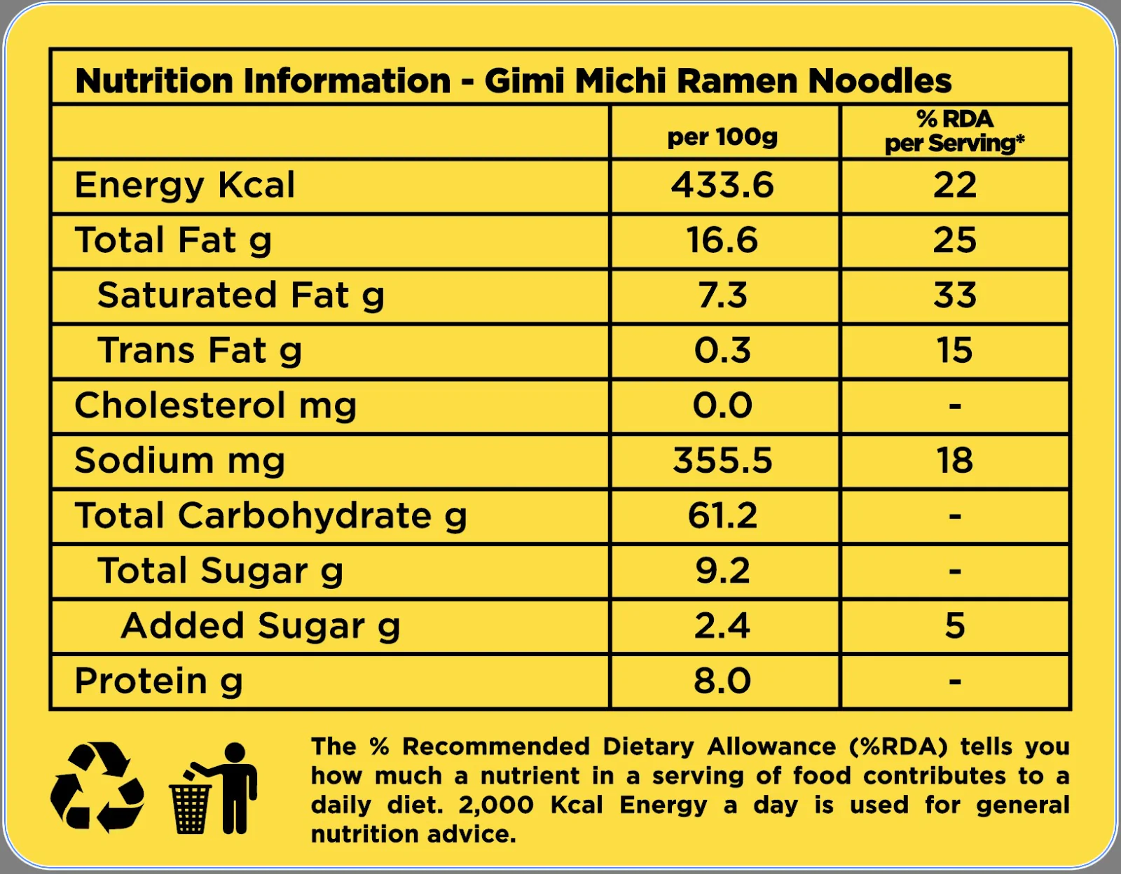 Gimi Michi Crazy Cheesyyy Ramen - Pack of 4 x 100 grams - Image 9